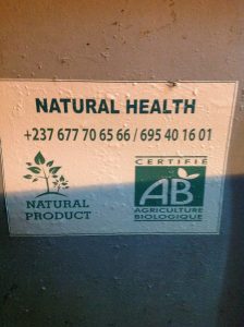 Littotal - Plaque indicatrice de NATURAL HEALTH de Mr Nguefack Joseph